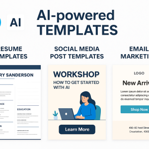 Ai powered templates